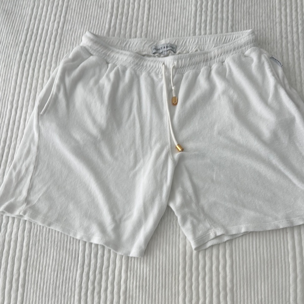 White terry men’s Shorts